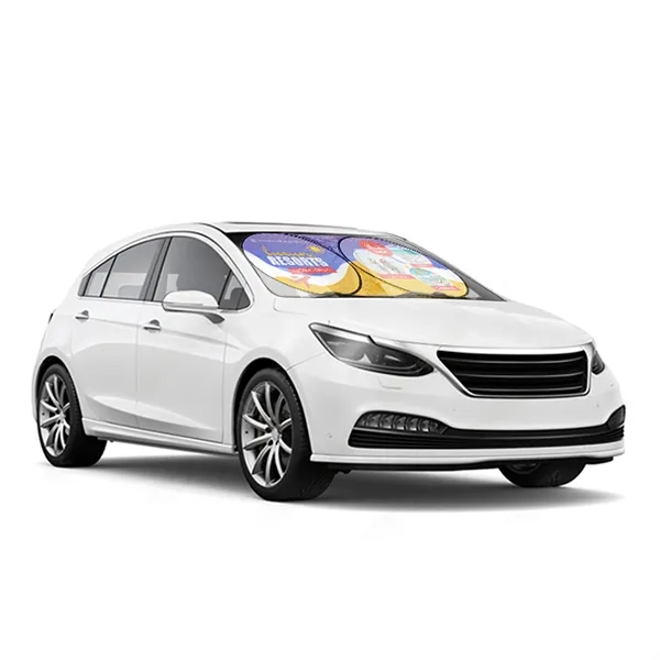 Custom Car Windshield Sun Shade - Digitally Printed - Custom Car Windshield Sun Shade - Digitally Printed - Image 3 of 5