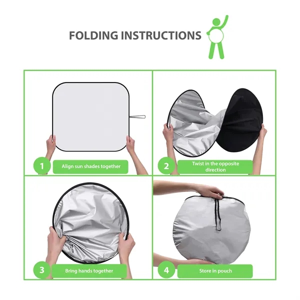 Custom Car Windshield Sun Shade - Digitally Printed - Custom Car Windshield Sun Shade - Digitally Printed - Image 5 of 5