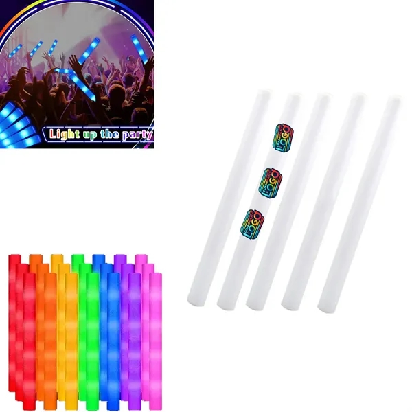 Multicolor Foam Cotton Glow Stick - Multicolor Foam Cotton Glow Stick - Image 0 of 4