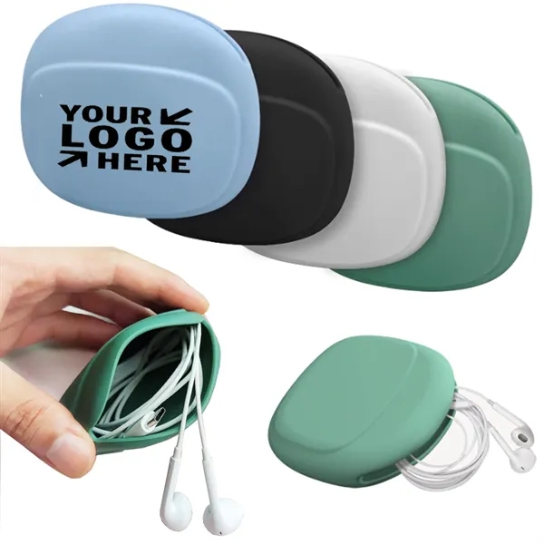 Silicone Earphone Cable Storage Box 50PCS - Silicone Earphone Cable Storage Box 50PCS - Image 1 of 2