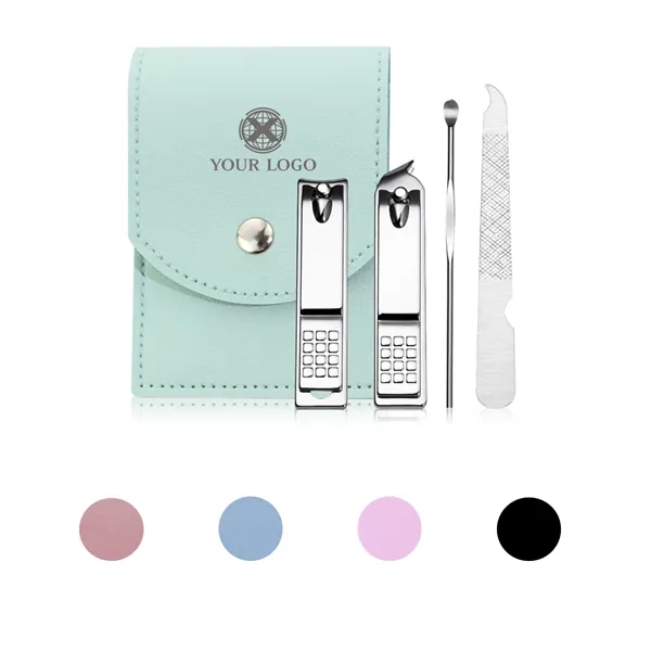 4-In-1 Set Travel Manicure Kit Nail Clippers - 4-In-1 Set Travel Manicure Kit Nail Clippers - Image 0 of 3