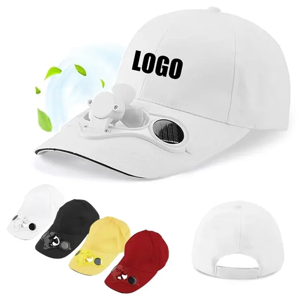 Solar Power Baseball Golf Hat - Solar Power Baseball Golf Hat - Image 0 of 3