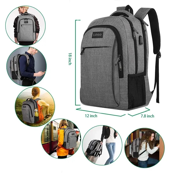 Travel Laptop Backpack - Travel Laptop Backpack - Image 3 of 4