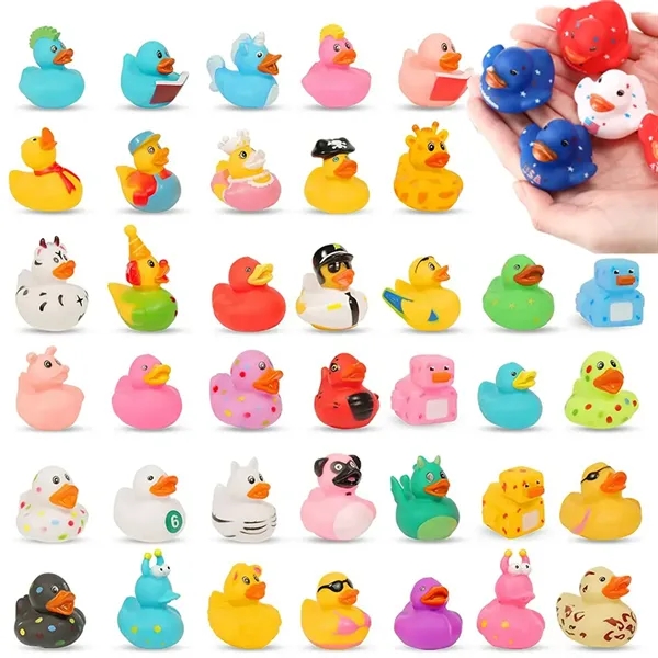 Squeezable Mini Rubber Duck Toy - Squeezable Mini Rubber Duck Toy - Image 0 of 2