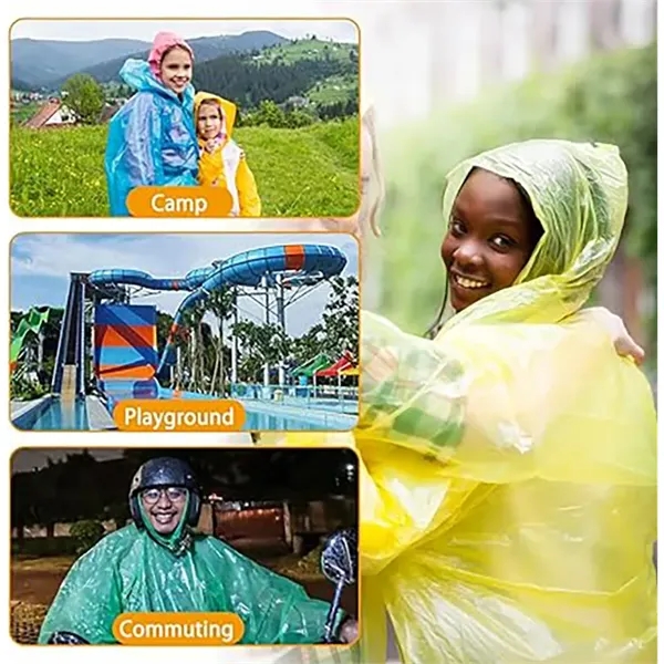 Emergency Rain Ponchos - Emergency Rain Ponchos - Image 2 of 3