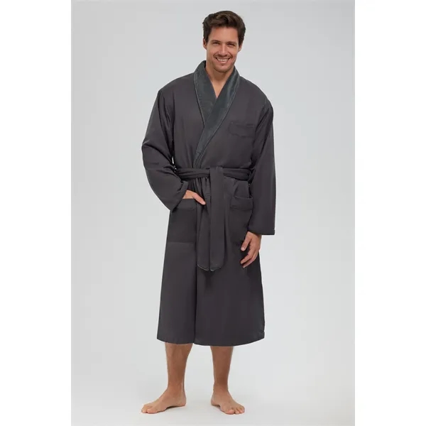 The Microfiber Shawl Robe Lined In Plush - The Microfiber Shawl Robe Lined In Plush - Image 2 of 39
