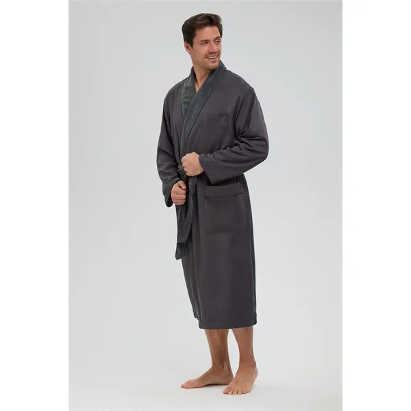 The Microfiber Shawl Robe Lined In Plush - The Microfiber Shawl Robe Lined In Plush - Image 3 of 39