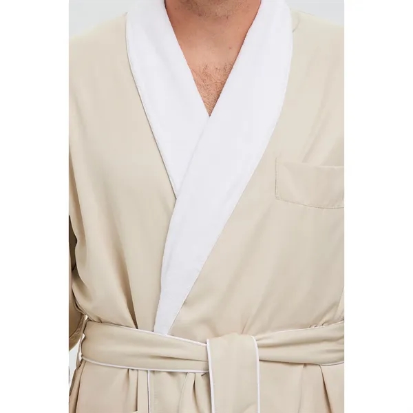 The Microfiber Shawl Robe Lined In Plush - The Microfiber Shawl Robe Lined In Plush - Image 17 of 39