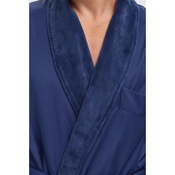 The Microfiber Shawl Robe Lined In Plush - The Microfiber Shawl Robe Lined In Plush - Image 21 of 39