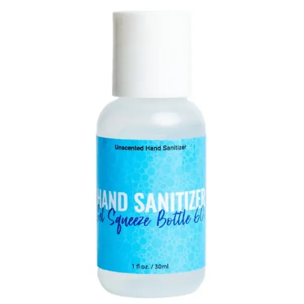 60% Hand Sanitizer Gel Bottle 1 fl oz - 60% Hand Sanitizer Gel Bottle 1 fl oz - Image 0 of 0