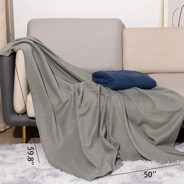 Lightweight Assorted Color Polar Fleece Ultra Soft Blankets - Lightweight Assorted Color Polar Fleece Ultra Soft Blankets - Image 1 of 3