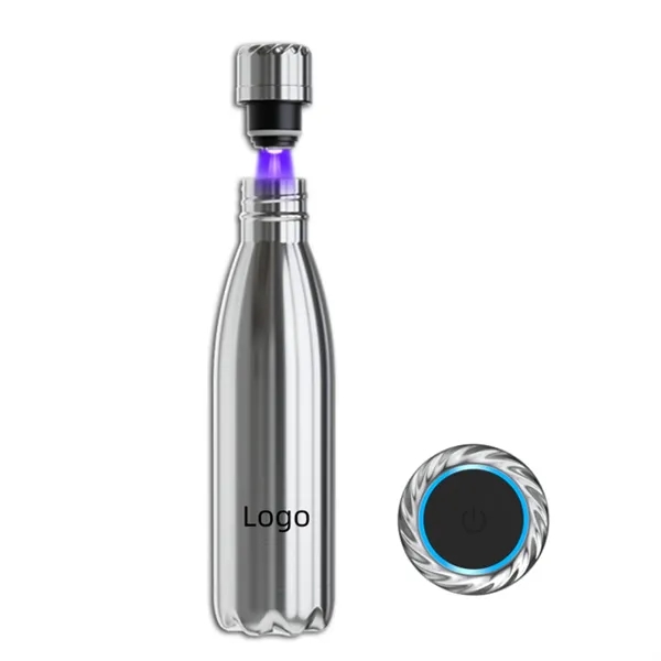 Wooden Grained Self-Sterilizing Water Bottle 17Oz - Wooden Grained Self-Sterilizing Water Bottle 17Oz - Image 1 of 4