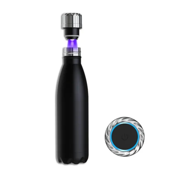 Wooden Grained Self-Sterilizing Water Bottle 17Oz - Wooden Grained Self-Sterilizing Water Bottle 17Oz - Image 2 of 4
