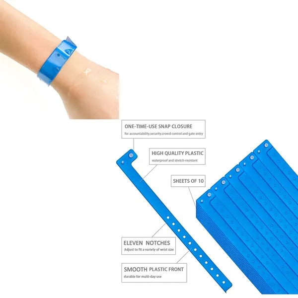 Pvc Event Wristbands Bracelet For Party - Pvc Event Wristbands Bracelet For Party - Image 2 of 2