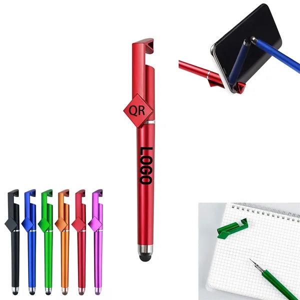 Stylus Pen With Phone Stand And Black Refill - Stylus Pen With Phone Stand And Black Refill - Image 0 of 2