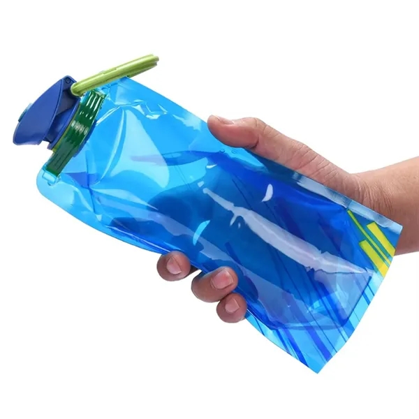 Folding Plastic Water Bottle - Folding Plastic Water Bottle - Image 1 of 3