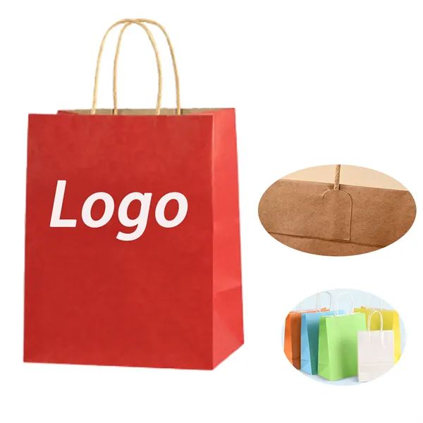 Kraft Paper Takeout Packing Gift Bags - Kraft Paper Takeout Packing Gift Bags - Image 0 of 1