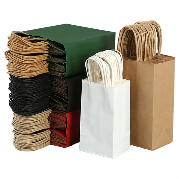 Kraft Paper Takeout Packing Gift Bags - Kraft Paper Takeout Packing Gift Bags - Image 1 of 1