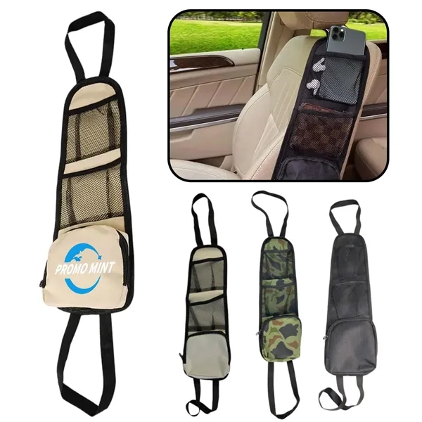 Multi-Pocket Car Seat Storage Hanging Bag for Travel - Multi-Pocket Car Seat Storage Hanging Bag for Travel - Image 0 of 4
