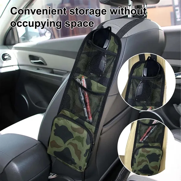 Multi-Pocket Car Seat Storage Hanging Bag for Travel - Multi-Pocket Car Seat Storage Hanging Bag for Travel - Image 4 of 4