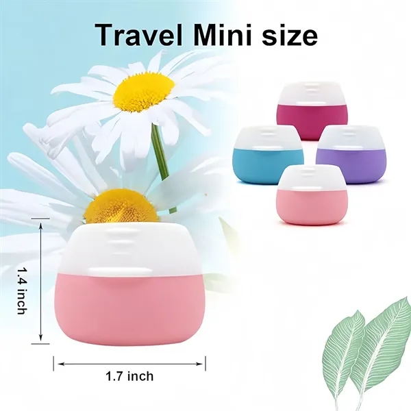 Travel Containers  Cream Jars Refillable Silicone - Travel Containers  Cream Jars Refillable Silicone - Image 1 of 4