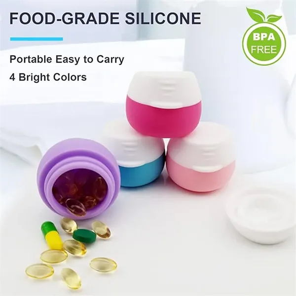 Travel Containers  Cream Jars Refillable Silicone - Travel Containers  Cream Jars Refillable Silicone - Image 2 of 4