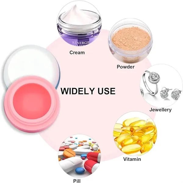 Travel Containers  Cream Jars Refillable Silicone - Travel Containers  Cream Jars Refillable Silicone - Image 3 of 4