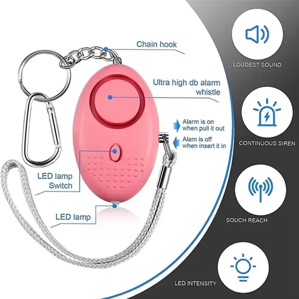 Personal Safety Alarm Keychain - Personal Safety Alarm Keychain - Image 2 of 3