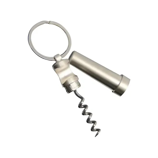 2 In 1 Multifunction Bottle And Wine Opener With Key Ring - 2 In 1 Multifunction Bottle And Wine Opener With Key Ring - Image 2 of 2