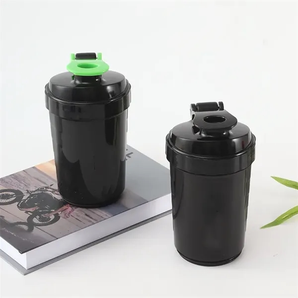 17 oz Pre-Workout Protein Shaker Built-in Powder Storage - 17 oz Pre-Workout Protein Shaker Built-in Powder Storage - Image 6 of 20