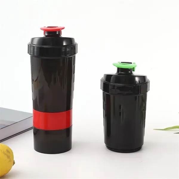 17 oz Pre-Workout Protein Shaker Built-in Powder Storage - 17 oz Pre-Workout Protein Shaker Built-in Powder Storage - Image 9 of 20