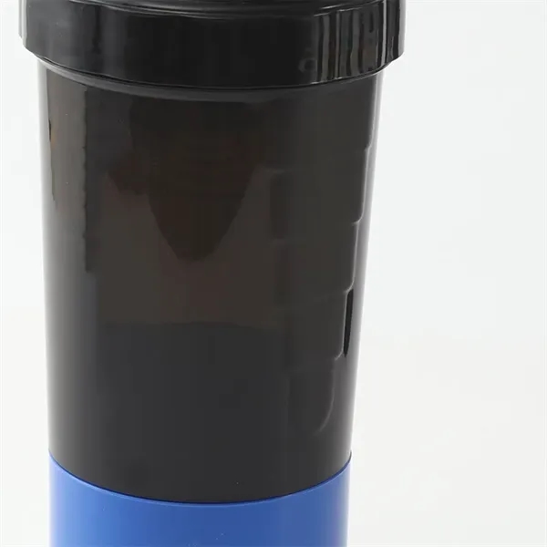 17 oz Pre-Workout Protein Shaker Built-in Powder Storage - 17 oz Pre-Workout Protein Shaker Built-in Powder Storage - Image 16 of 20