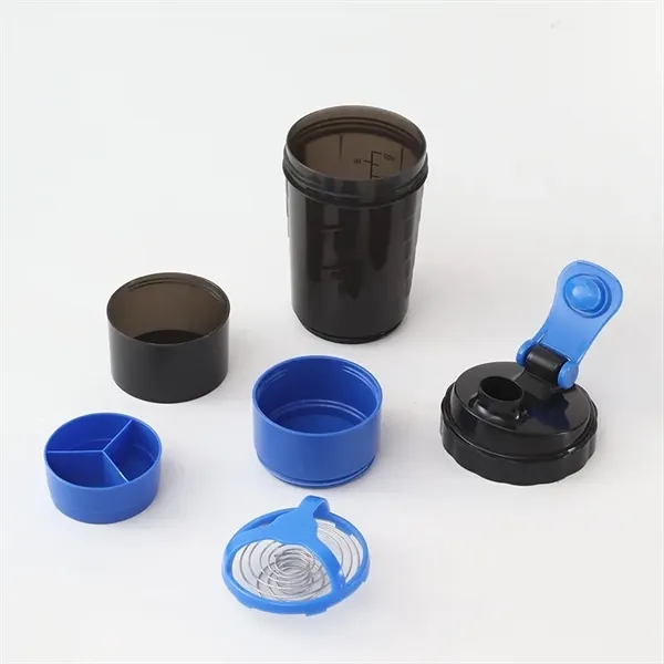 17 oz Pre-Workout Protein Shaker Built-in Powder Storage - 17 oz Pre-Workout Protein Shaker Built-in Powder Storage - Image 20 of 20