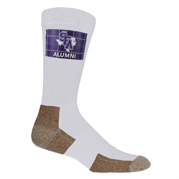 Copper Non-Binding Crew Socks with Oversized DTF - Copper Non-Binding Crew Socks with Oversized DTF - Image 4 of 5