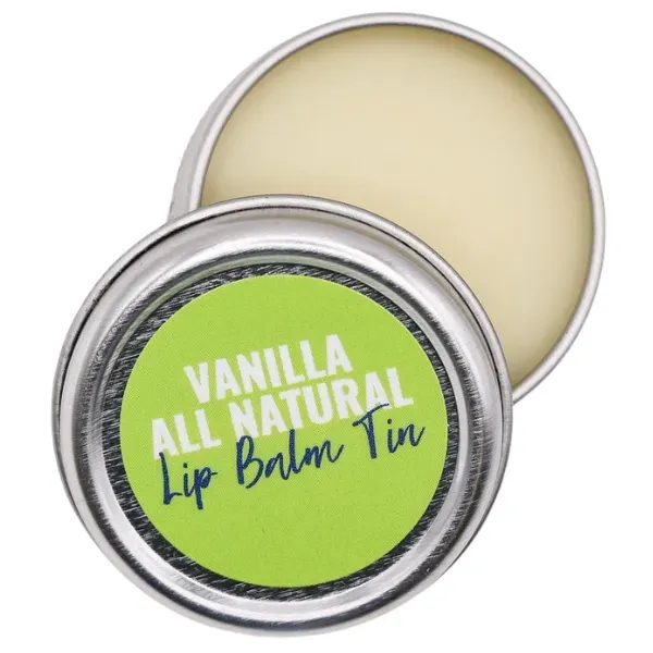 All Natural Vanilla Lip Balm Tin - All Natural Vanilla Lip Balm Tin - Image 2 of 3