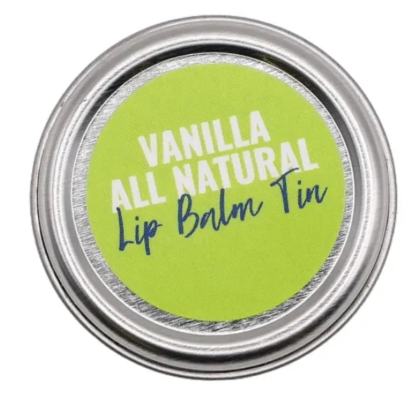 All Natural Vanilla Lip Balm Tin - All Natural Vanilla Lip Balm Tin - Image 0 of 3