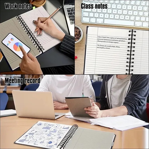 A5 Office Spiral Notebook - A5 Office Spiral Notebook - Image 4 of 4