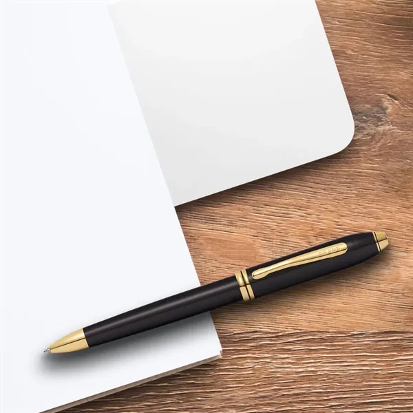 Townsend® Black Lacquer 23KT Gold Plated Ballpoint Pen - Townsend® Black Lacquer 23KT Gold Plated Ballpoint Pen - Image 4 of 4