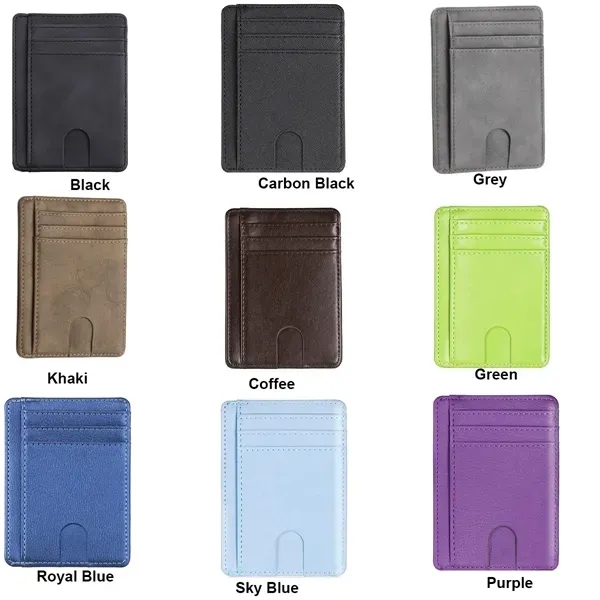 Slim RFID Blocking Leather Wallets - Slim RFID Blocking Leather Wallets - Image 4 of 4