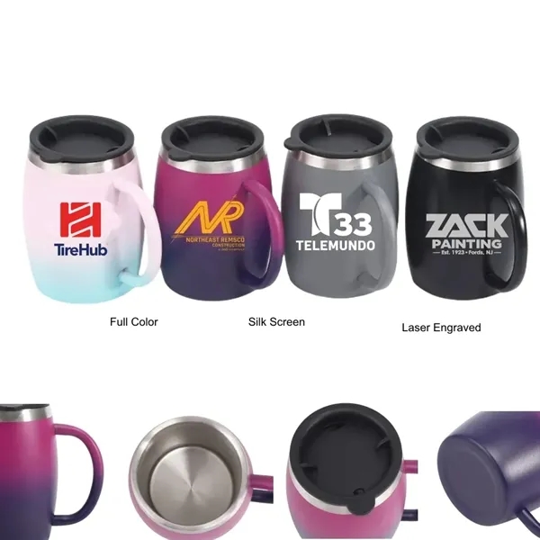 16 oz Insulated Double Wall Stainless Steel Coffee Cup - 16 oz Insulated Double Wall Stainless Steel Coffee Cup - Image 0 of 12