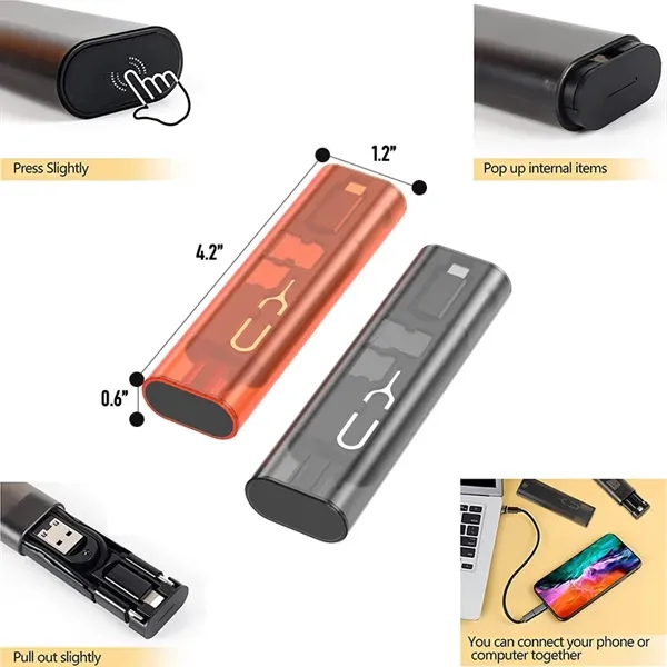 10-in-1 Portable Micro USB Charging Tech Cable Adapter Kit - 10-in-1 Portable Micro USB Charging Tech Cable Adapter Kit - Image 1 of 2