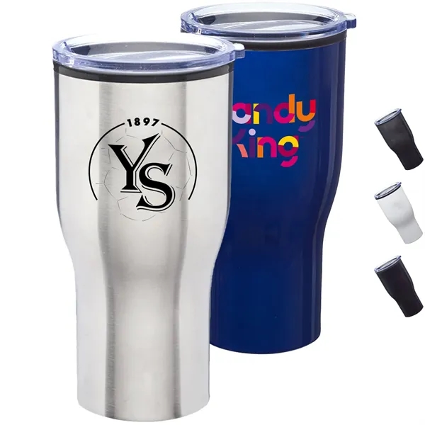 28 oz. Stainless Steel Travel Mugs w/ Plastic interior