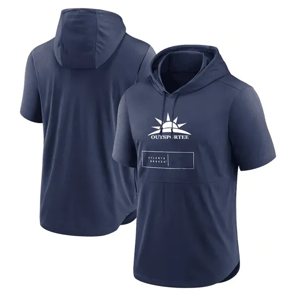 Baseball Hooded Short Sleeve T-shirt - Baseball Hooded Short Sleeve T-shirt - Image 0 of 3