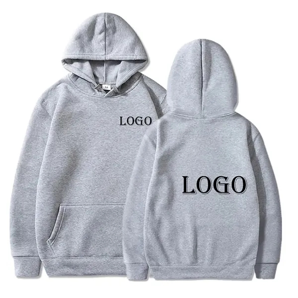 Unisex Solid Basic Hoodie - Unisex Solid Basic Hoodie - Image 6 of 6