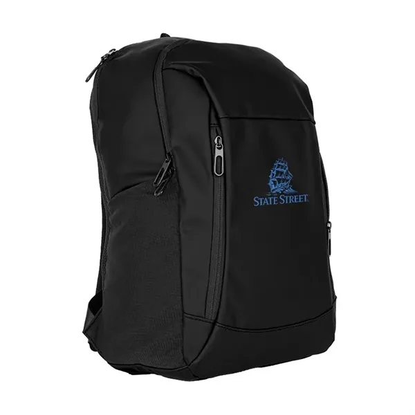 PU Leatherette Water Resistant Backpack - PU Leatherette Water Resistant Backpack - Image 3 of 13