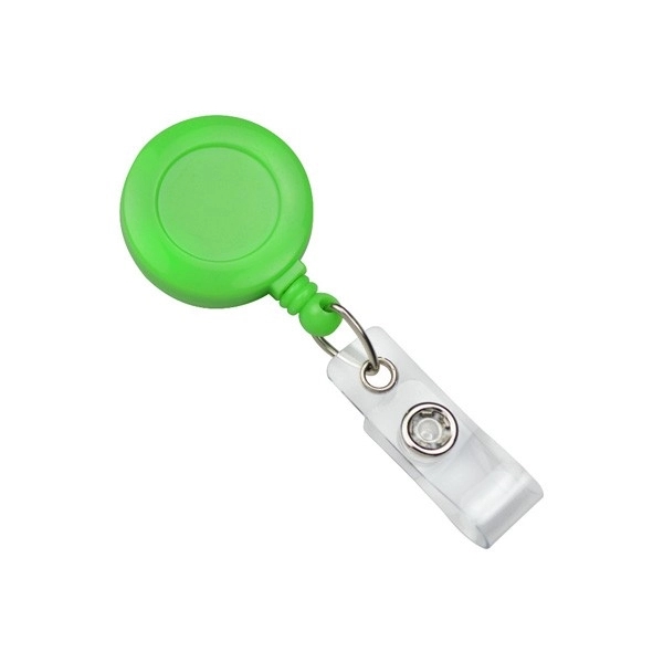 Neon Opaque Plastic Badge Reel - Neon Opaque Plastic Badge Reel - Image 2 of 5