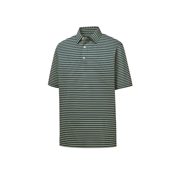 FootJoy ProDry Performance Stretch Lisle Pinstripe Polo - FootJoy ProDry Performance Stretch Lisle Pinstripe Polo - Image 0 of 7