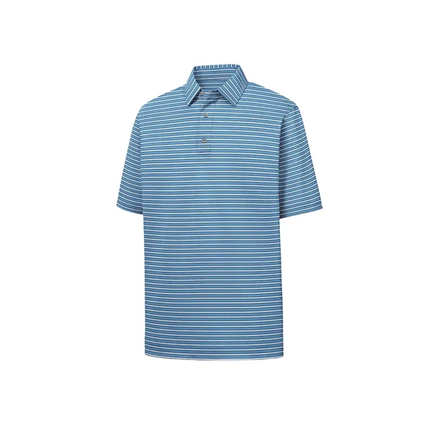 FootJoy ProDry Performance Stretch Lisle Pinstripe Polo - FootJoy ProDry Performance Stretch Lisle Pinstripe Polo - Image 1 of 7