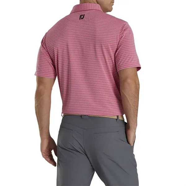 FootJoy ProDry Performance Stretch Lisle Pinstripe Polo - FootJoy ProDry Performance Stretch Lisle Pinstripe Polo - Image 3 of 7