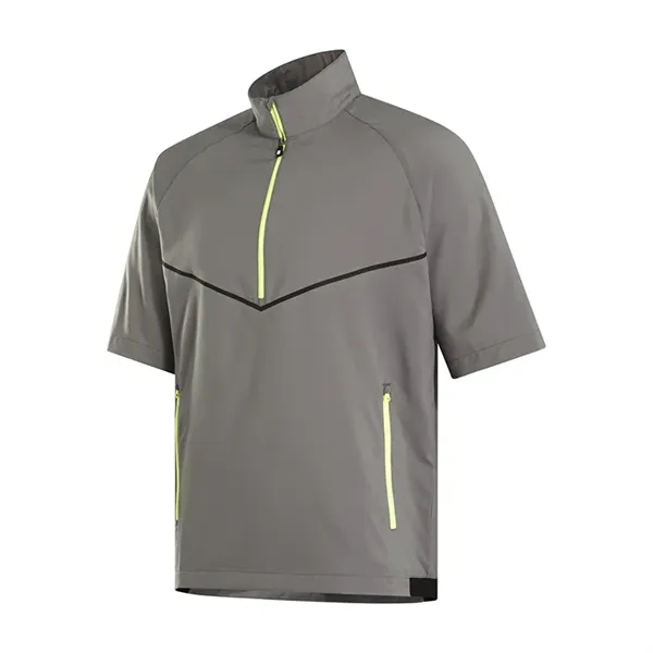 FootJoy Short Sleeve Zephyr Windshirt - FootJoy Short Sleeve Zephyr Windshirt - Image 3 of 7